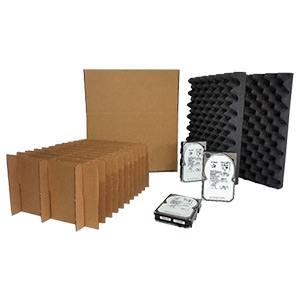 20-Count 3.5" HDD (no caddy) Storage & Shipper Kit