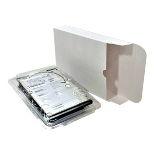 Single Count 3.5" HDD (no caddy) Clamshell + Sleeve